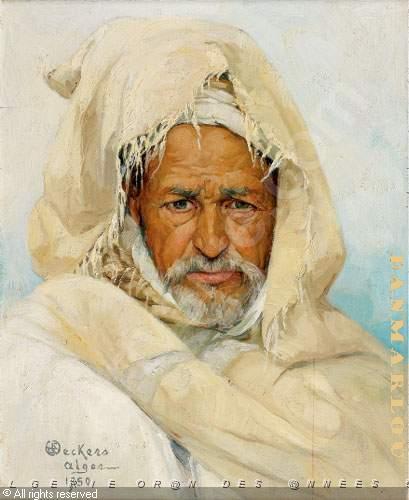 EMILE DECKERS (26).jpg - Portrait d'un homme � Alger 1950